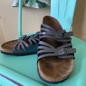 Birkenstock Blue Butterflies Straps
